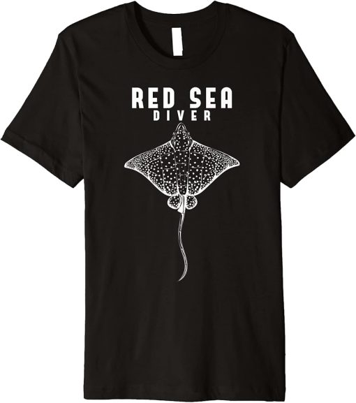Diving Eagle Ray Egypt Red Sea Diver Ray Premium T-Shirt